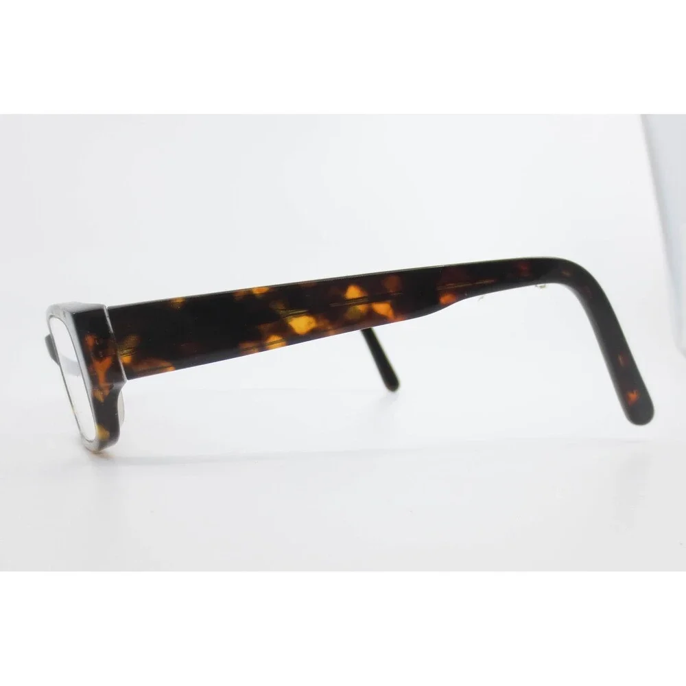 AZC 210 Col 10 Tortoiseshell Rectangular Eyeglass Frames 50-16-130 Brown Pattern